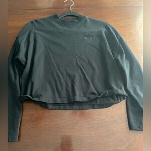 Nike long sleeve crop top